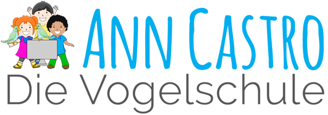 Die Vogelschule für Papageien & Sittiche Logo Ann Castro