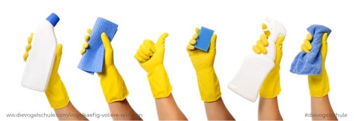 Vogelkäfig & Voliere reinigen - Leidfaden für Hygiene im Vogelheim